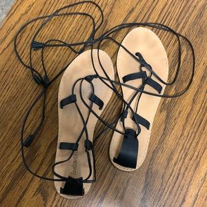 Madewell Lace Up Sandals